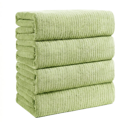 Dowellia 4 Pack Bath Towels Set, 28"x 55" Large Bath Sheets, Highly Absorbent & Quick Dry, Soft Microfiber Towels for Bathroom Spa Hotel Gym