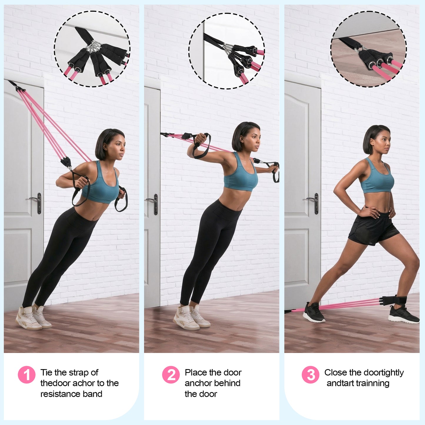 Dowellia Pilates Bar Kit with Resistance Bands, Pilates Workout Equipment for Legs,Hip,Waist and Arm, Exercise Fitness Equipment for Women & Men